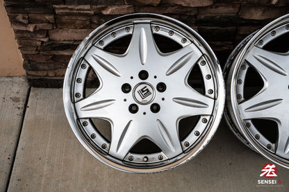 18" Work LS207 (Used Wheels) / 5x114.3 / 18x8 +38 / Silver