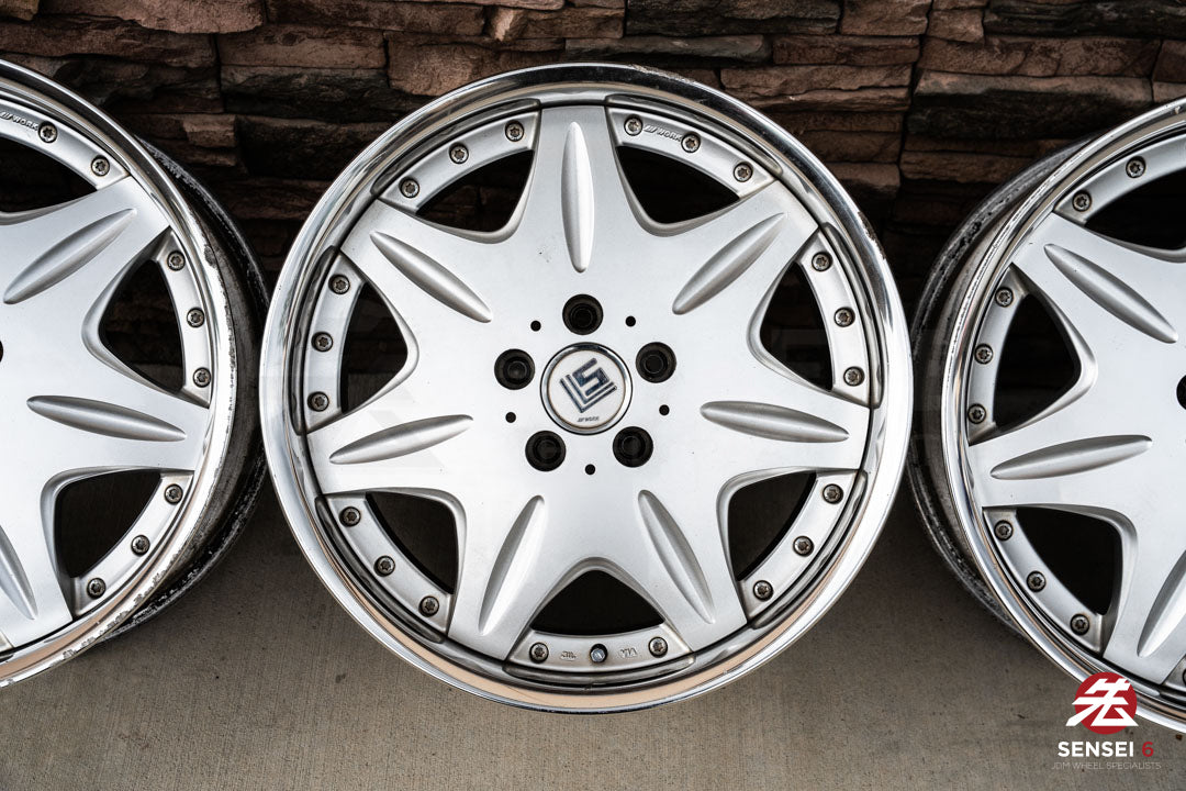 18" Work LS207 (Used Wheels) / 5x114.3 / 18x8 +38 / Silver