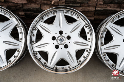 18" Work LS207 (Used Wheels) / 5x114.3 / 18x8 +38 / Silver
