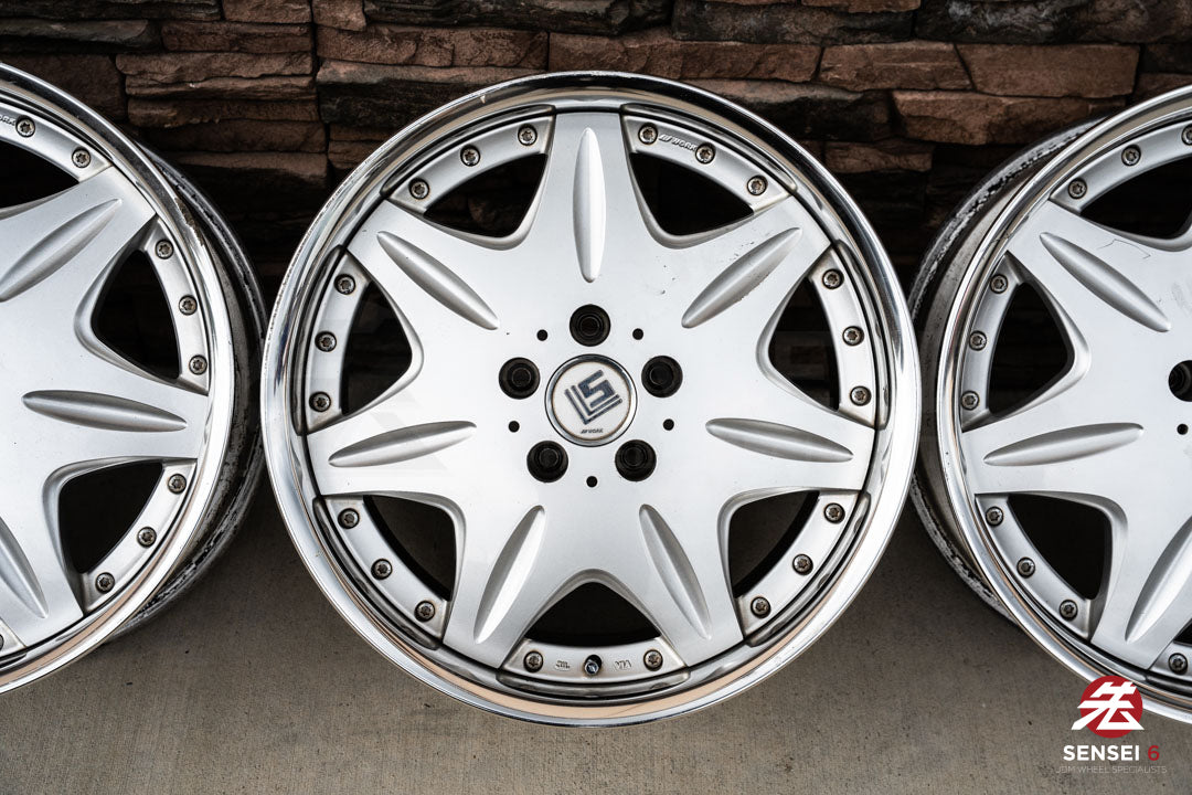 18" Work LS207 (Used Wheels) / 5x114.3 / 18x8 +38 / Silver