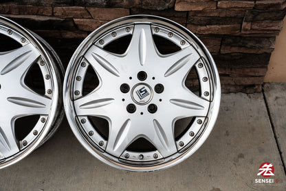 18" Work LS207 (Used Wheels) / 5x114.3 / 18x8 +38 / Silver