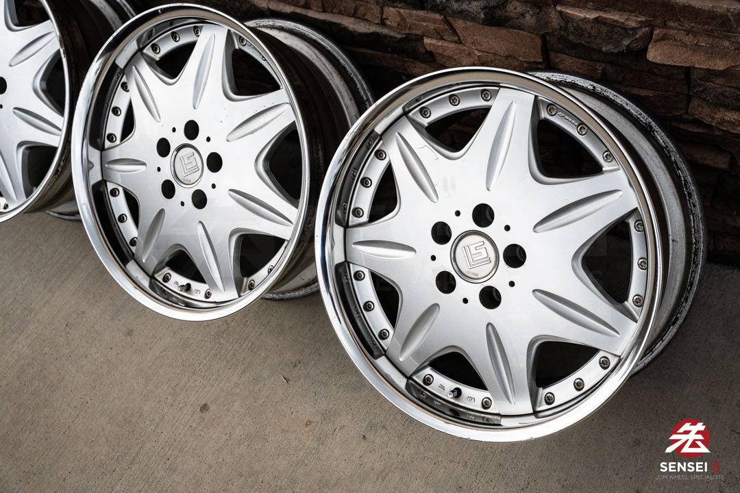 18" Work LS207 (Used Wheels) / 5x114.3 / 18x8 +38 / Silver
