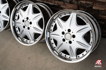 18" Work LS207 (Used Wheels) / 5x114.3 / 18x8 +38 / Silver