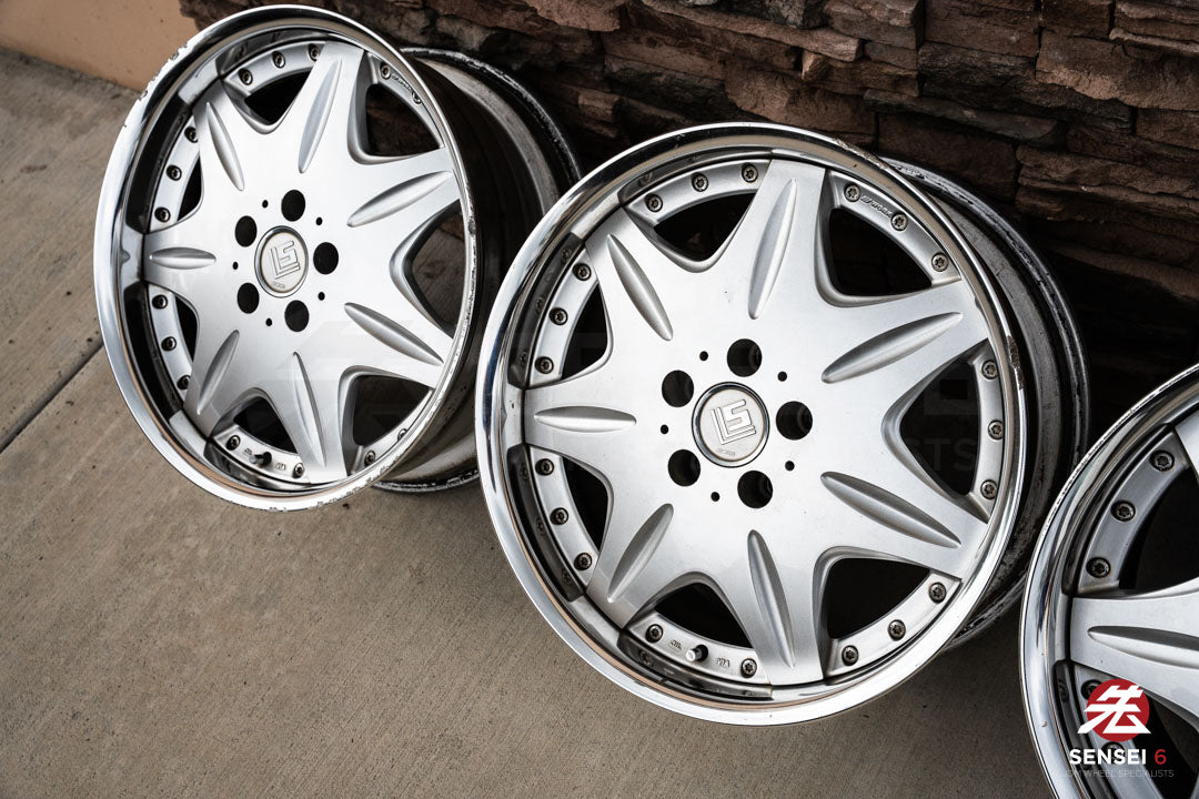 18" Work LS207 (Used Wheels) / 5x114.3 / 18x8 +38 / Silver