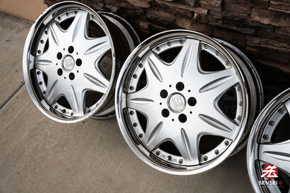 18" Work LS207 (Used Wheels) / 5x114.3 / 18x8 +38 / Silver