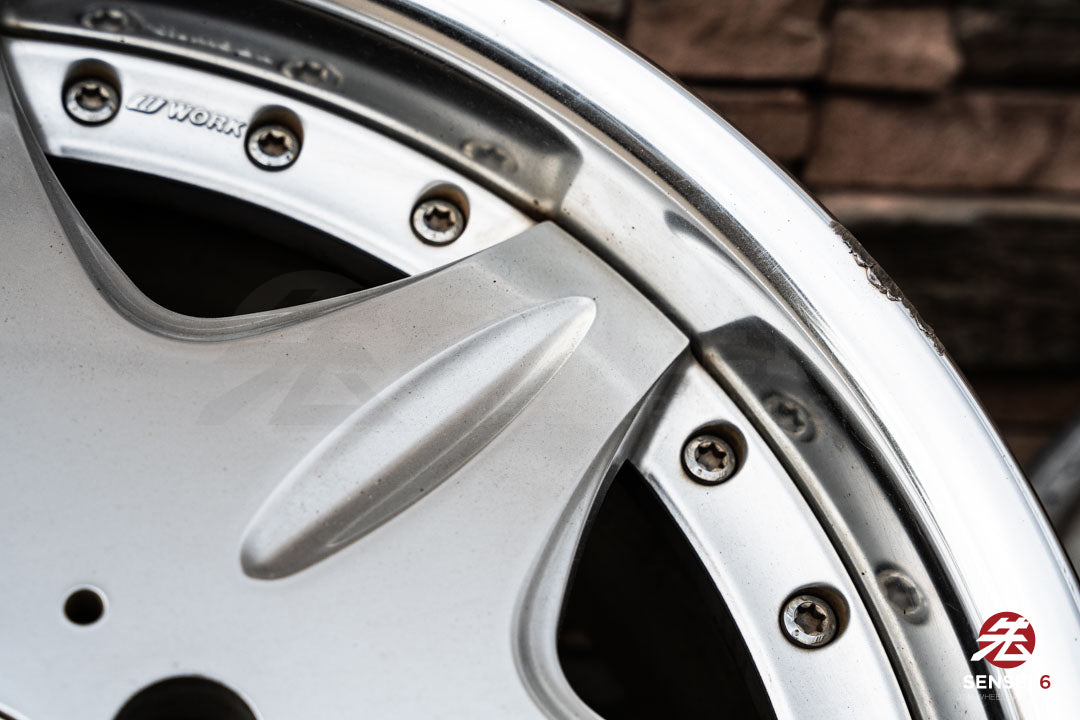 18" Work LS207 (Used Wheels) / 5x114.3 / 18x8 +38 / Silver