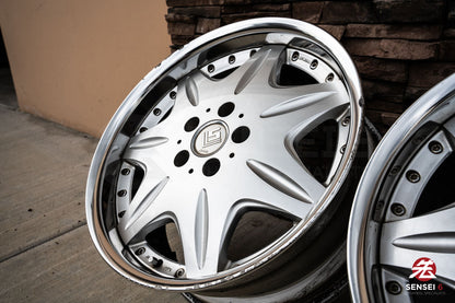 18" Work LS207 (Used Wheels) / 5x114.3 / 18x8 +38 / Silver