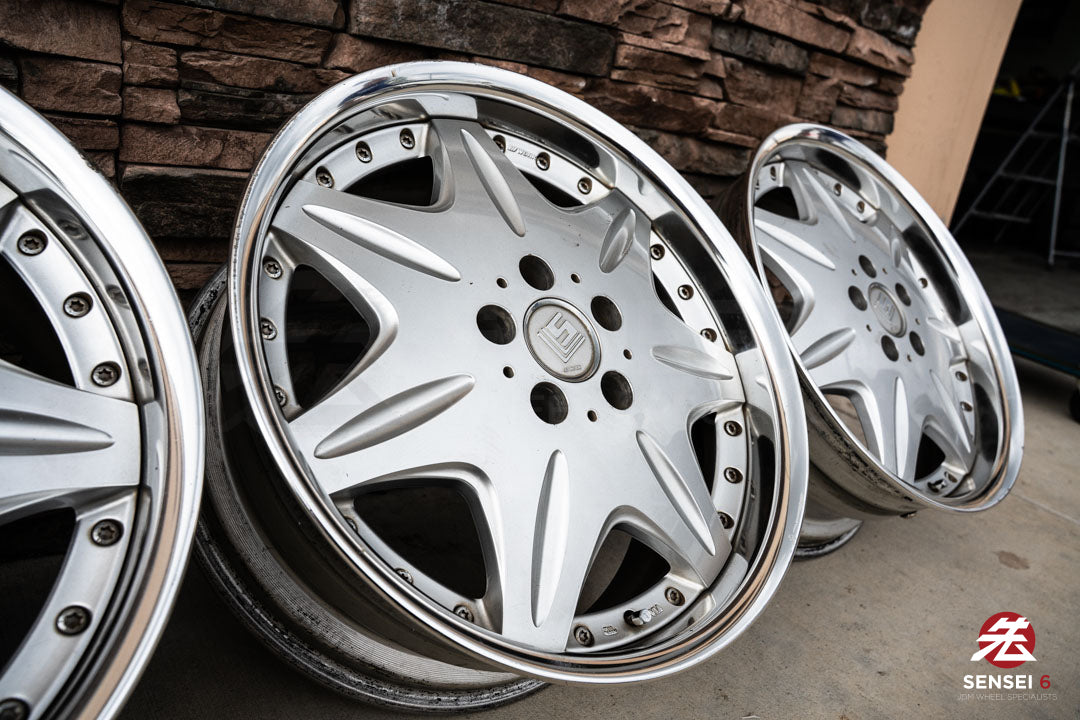 18" Work LS207 (Used Wheels) / 5x114.3 / 18x8 +38 / Silver