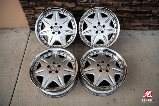 18" Work LS207 (Used Wheels) / 5x114.3 / 18x8 +38 / Silver