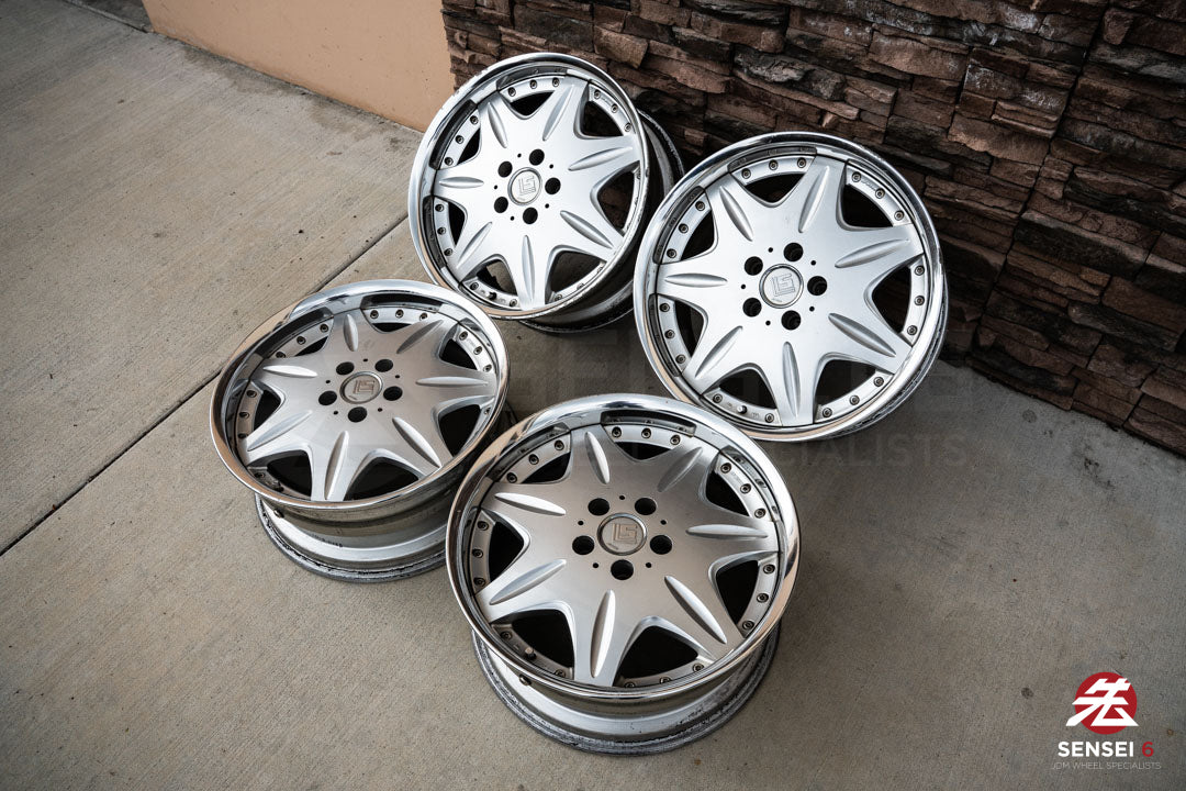 18" Work LS207 (Used Wheels) / 5x114.3 / 18x8 +38 / Silver