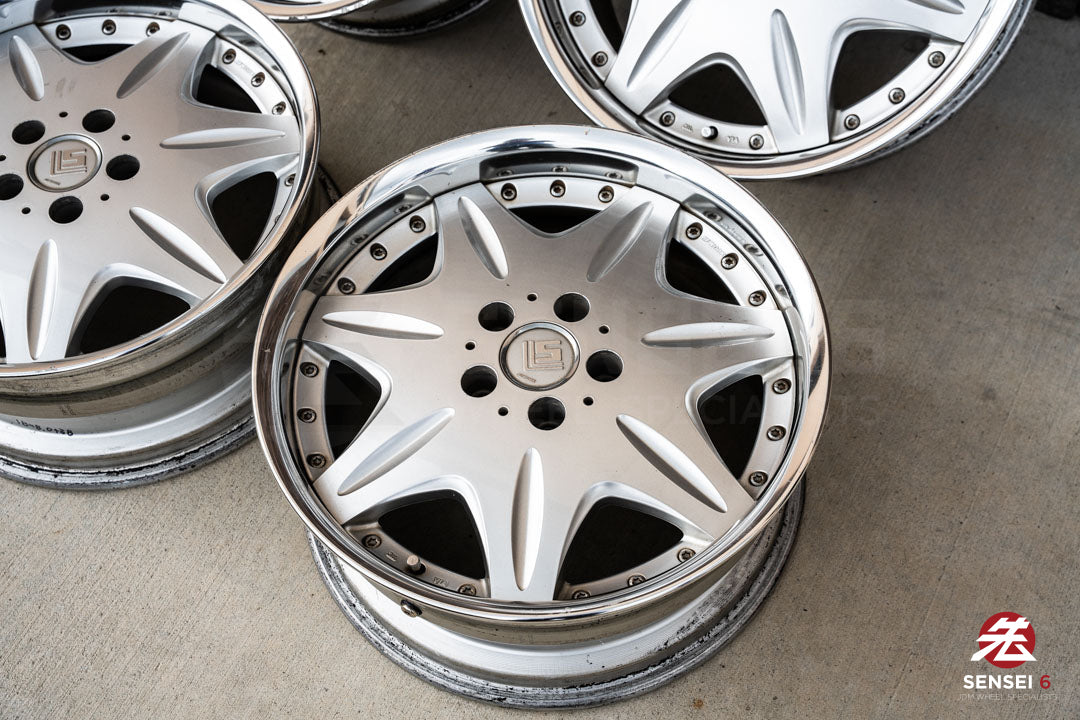 18" Work LS207 (Used Wheels) / 5x114.3 / 18x8 +38 / Silver