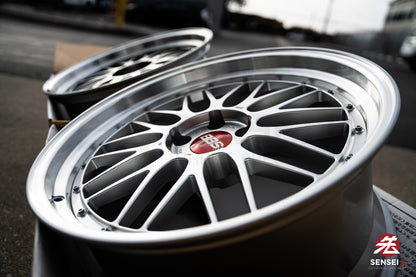 BBS LM / 20x9.5 +30 / 5x114.3 / Plata Diamante 
