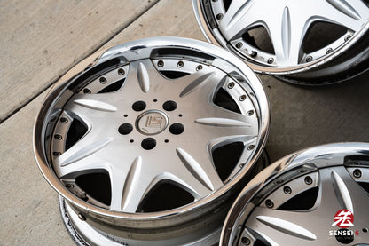 18" Work LS207 (Used Wheels) / 5x114.3 / 18x8 +38 / Silver