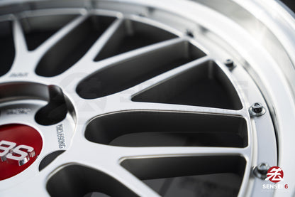 BBS LM / 20x9.5 +30 / 5x114.3 / Plata Diamante 