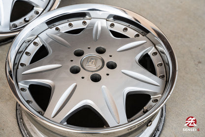 18" Work LS207 (Used Wheels) / 5x114.3 / 18x8 +38 / Silver