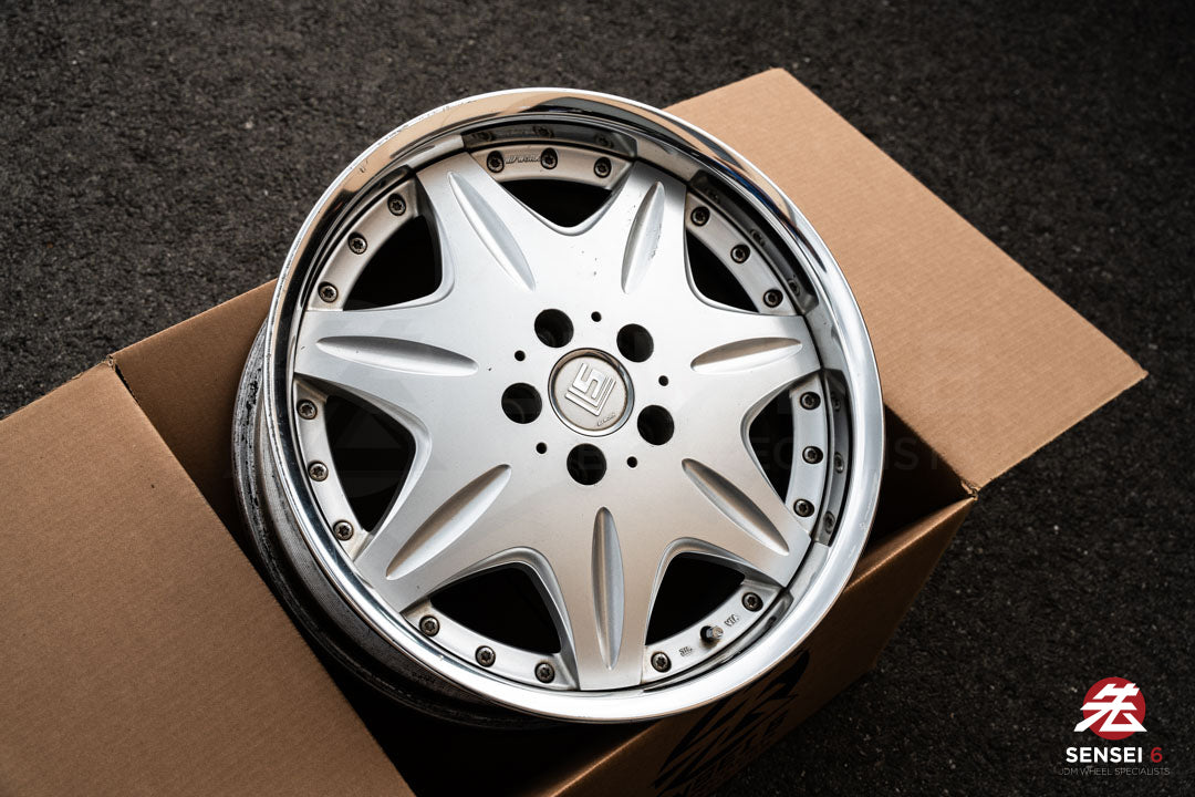 18" Work LS207 (Used Wheels) / 5x114.3 / 18x8 +38 / Silver