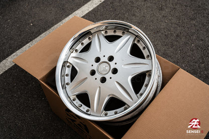18" Work LS207 (Used Wheels) / 5x114.3 / 18x8 +38 / Silver