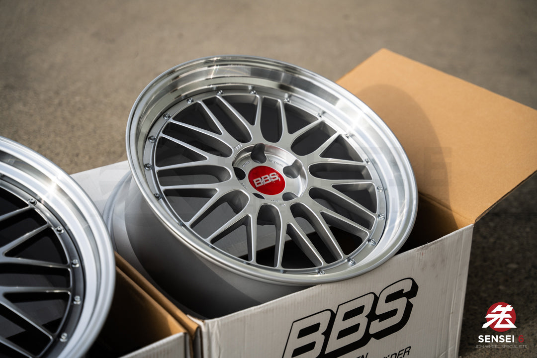 BBS LM / 20x9.5 +30 / 5x114.3 / Plata Diamante 
