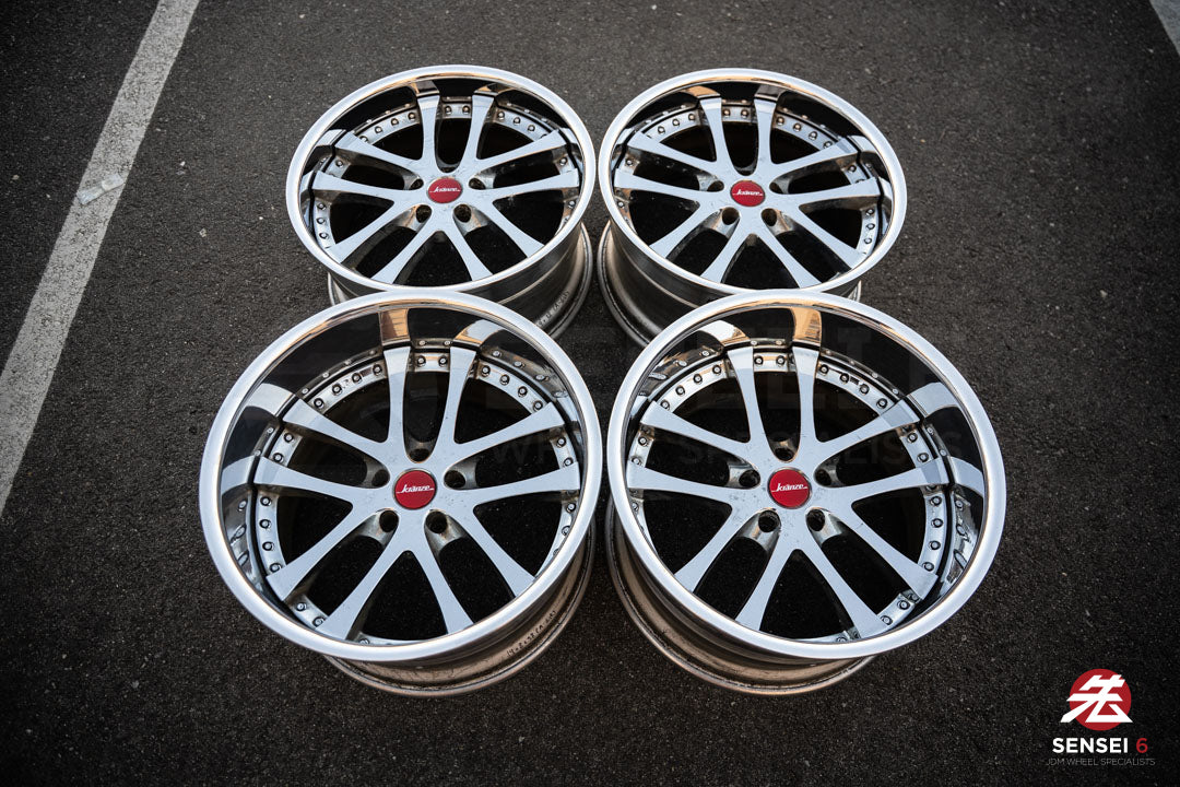 19" Weds Kranze LXZ (Used Wheels) / 5x114.3 / 19x9.5 +22, 19x11.5 -16 / Chrome