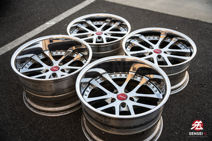 19" Weds Kranze LXZ (Used Wheels) / 5x114.3 / 19x9.5 +22, 19x11.5 -16 / Chrome