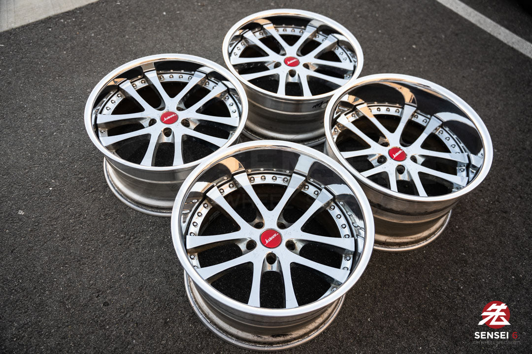 19" Weds Kranze LXZ (Used Wheels) / 5x114.3 / 19x9.5 +22, 19x11.5 -16 / Chrome