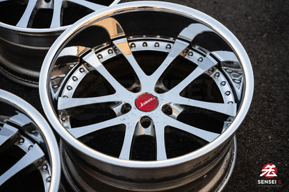 19" Weds Kranze LXZ (Used Wheels) / 5x114.3 / 19x9.5 +22, 19x11.5 -16 / Chrome