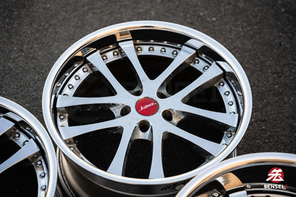 19" Weds Kranze LXZ (Used Wheels) / 5x114.3 / 19x9.5 +22, 19x11.5 -16 / Chrome