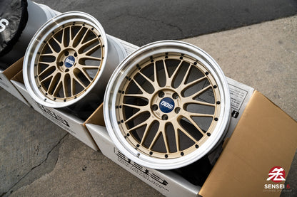 BBS LM / 20x10 +22, 20x11 +24 / 5x112 / Oro 