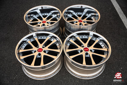 19" Weds Kranze LXZ (Used Wheels) / 5x114.3 / 19x9.5 +22, 19x11.5 -16 / Chrome