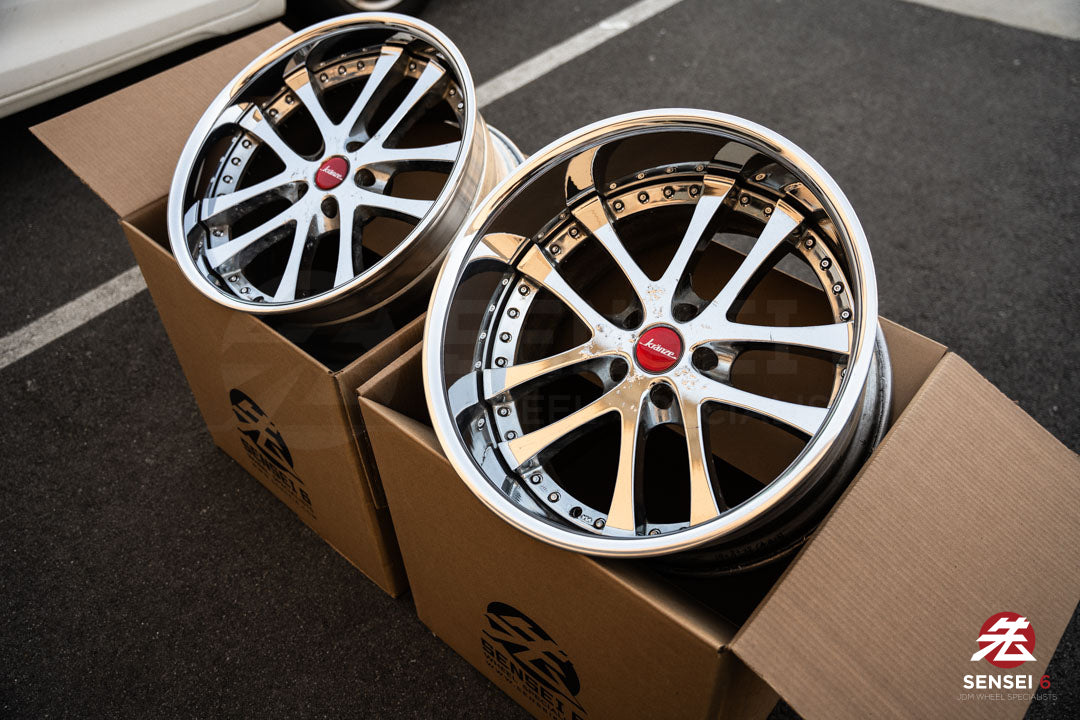19" Weds Kranze LXZ (Used Wheels) / 5x114.3 / 19x9.5 +22, 19x11.5 -16 / Chrome