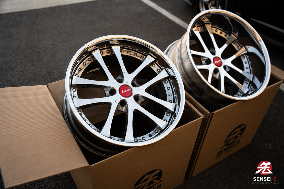 19" Weds Kranze LXZ (Used Wheels) / 5x114.3 / 19x9.5 +22, 19x11.5 -16 / Chrome