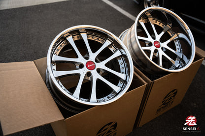 19" Weds Kranze LXZ (Used Wheels) / 5x114.3 / 19x9.5 +22, 19x11.5 -16 / Chrome