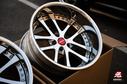 19" Weds Kranze LXZ (Used Wheels) / 5x114.3 / 19x9.5 +22, 19x11.5 -16 / Chrome