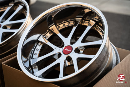 19" Weds Kranze LXZ (Used Wheels) / 5x114.3 / 19x9.5 +22, 19x11.5 -16 / Chrome