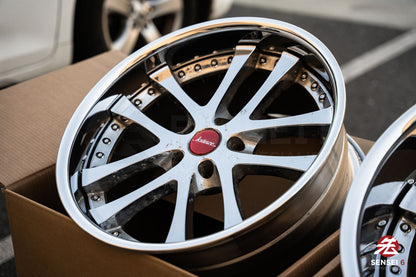 19" Weds Kranze LXZ (Used Wheels) / 5x114.3 / 19x9.5 +22, 19x11.5 -16 / Chrome