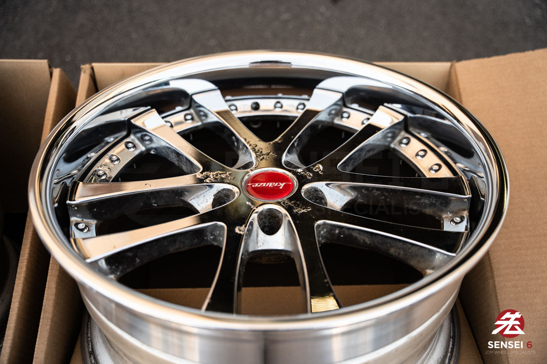 19" Weds Kranze LXZ (Used Wheels) / 5x114.3 / 19x9.5 +22, 19x11.5 -16 / Chrome
