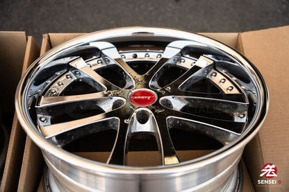 19" Weds Kranze LXZ (Used Wheels) / 5x114.3 / 19x9.5 +22, 19x11.5 -16 / Chrome