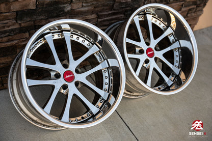 19" Weds Kranze LXZ (Used Wheels) / 5x114.3 / 19x9.5 +22, 19x11.5 -16 / Chrome