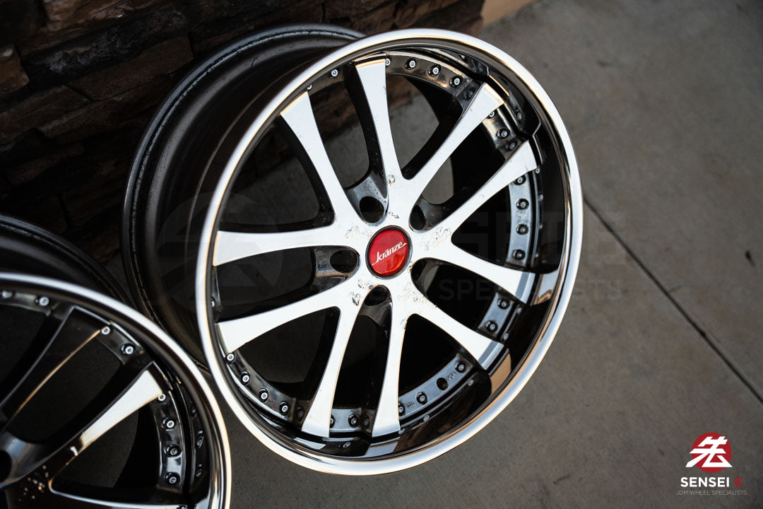 19" Weds Kranze LXZ (Used Wheels) / 5x114.3 / 19x9.5 +22, 19x11.5 -16 / Chrome
