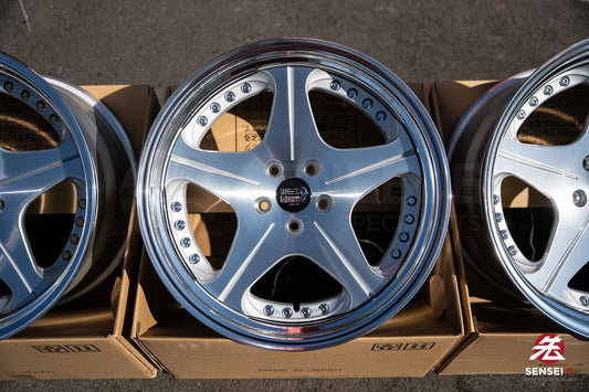 ワークマイスター S1 3P / 18x9.5 +24 / 5x114.3 / バフ仕上げ
