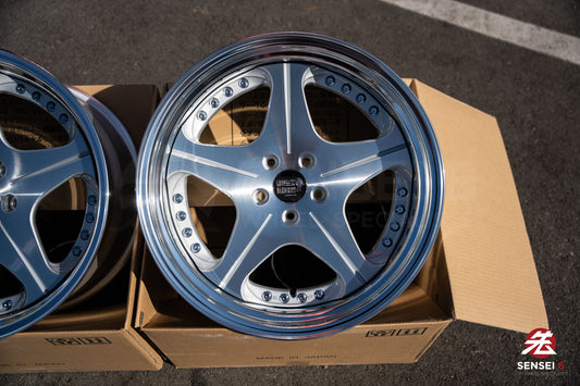 ワークマイスター S1 3P / 18x9.5 +24 / 5x114.3 / バフ仕上げ