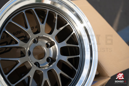 Volk 21A / 18x10.5 +15 / 5x114.3 / Dark Gunmetal Rim DC (VC)