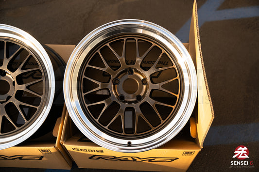 Volk 21A Spec-SR / 18x9.5 +22, 18x10.5 +22 / 5x120 / Shining Bronze Metal Rim DC (SR)