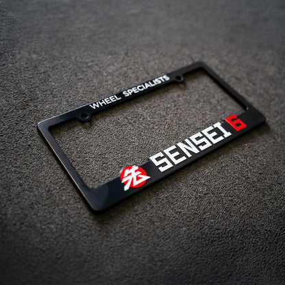 Sensei 6 License Plate Frame