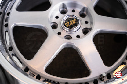 Volk GT-P de 17" (3 piezas convertidas) (Llantas usadas, hechas a pedido)
