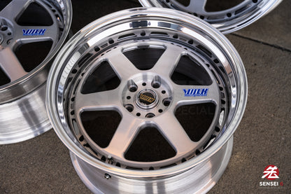 Volk GT-P de 17" (3 piezas convertidas) (Llantas usadas, hechas a pedido)