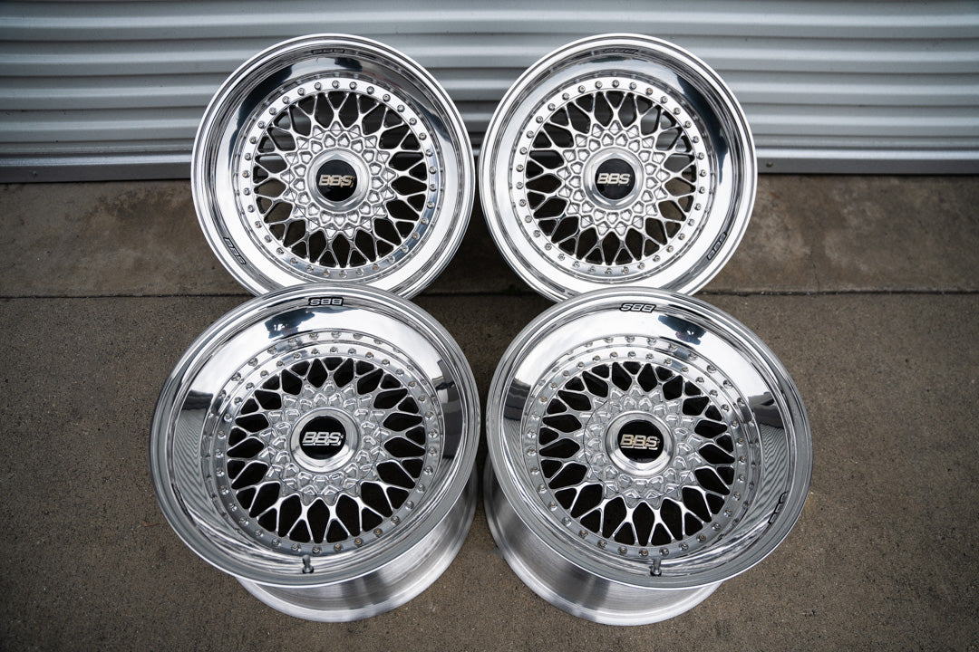 BBS RS de 17" [Double Step Lip] (Ruedas usadas, hechas a pedido) 
