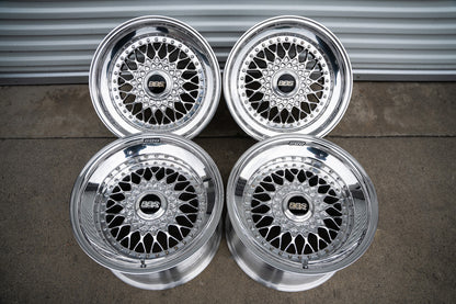 BBS RS de 17" [Double Step Lip] (Ruedas usadas, hechas a pedido) 