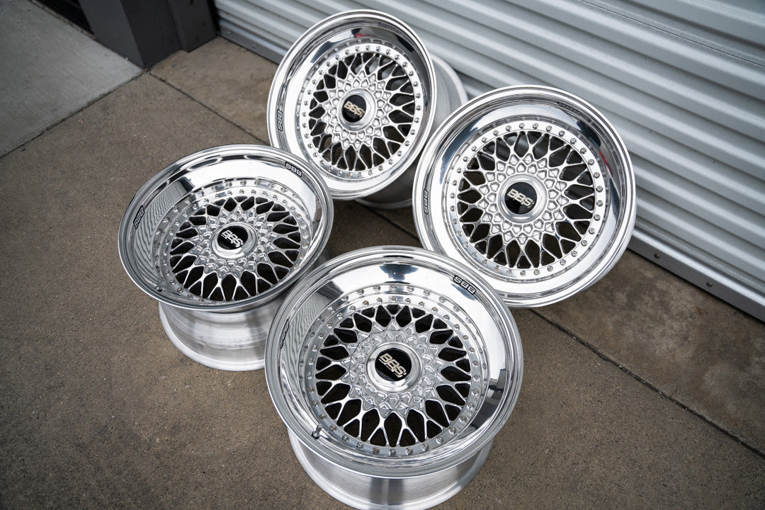 BBS RS de 17" [Double Step Lip] (Ruedas usadas, hechas a pedido) 