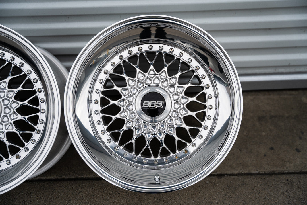 BBS RS de 17" [Double Step Lip] (Ruedas usadas, hechas a pedido) 